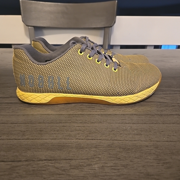 NOBULL Yellow and Gray Sneakers Nobull Shoes Mens 9.5 Womens 11 Project Trainer